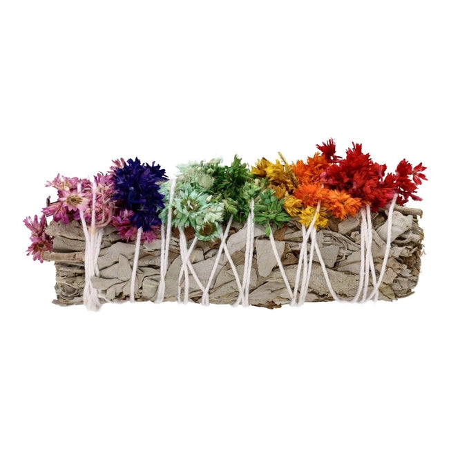 Weißer Salbei mit Mexikanischer Königskerze - Chakra-Harmonie Räucherbündel