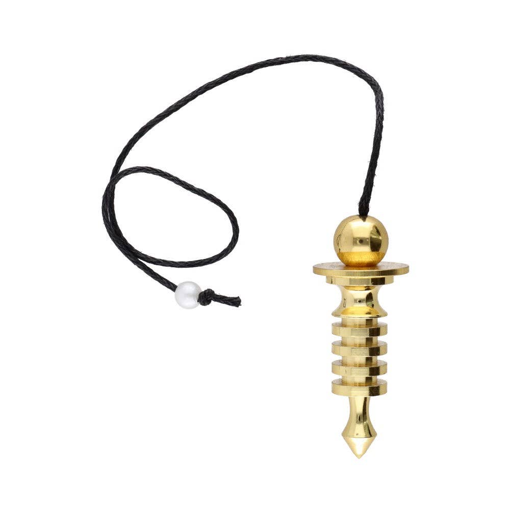 Isis-Pendel mit 4 Batterien & Blume des Lebens – Bronze