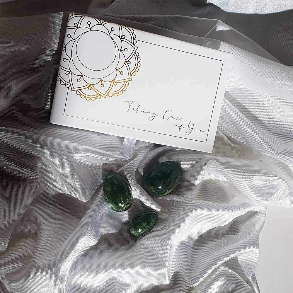 Jade Yoni Ei Set – Stärkung und Balance