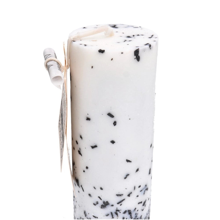 Handgefertigte Kerze mit Turmalin – Schutz und Abwehr negativer Energien