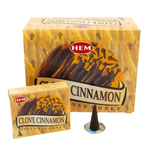HEM Räucherkegel Clove Cinnamon – Nelke Zimt