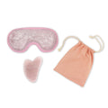 ThermoComfort & Gua Sha Rosenquarz-Augenmasken-Set
