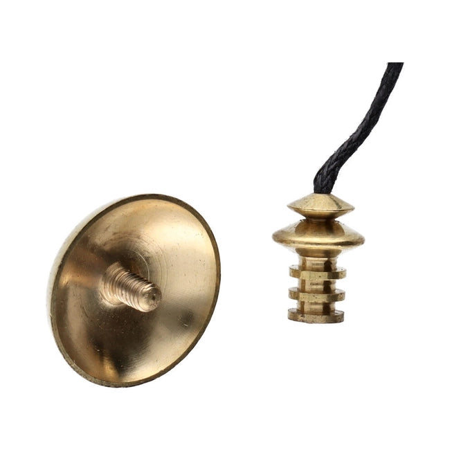 Empfangspendel aus Bronze – kompakte Ausführung, ca. 28 mm