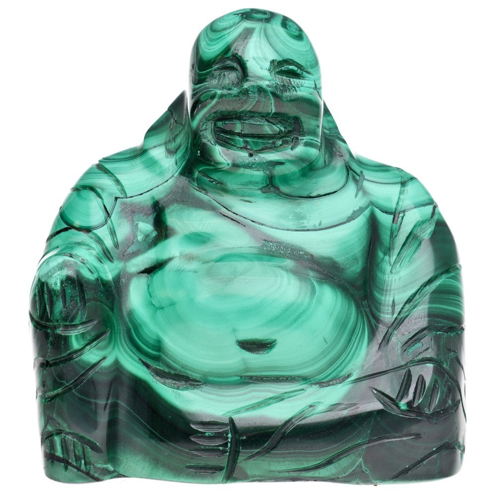 Malachit-Buddha – Symbol für Transformation und Heilung
