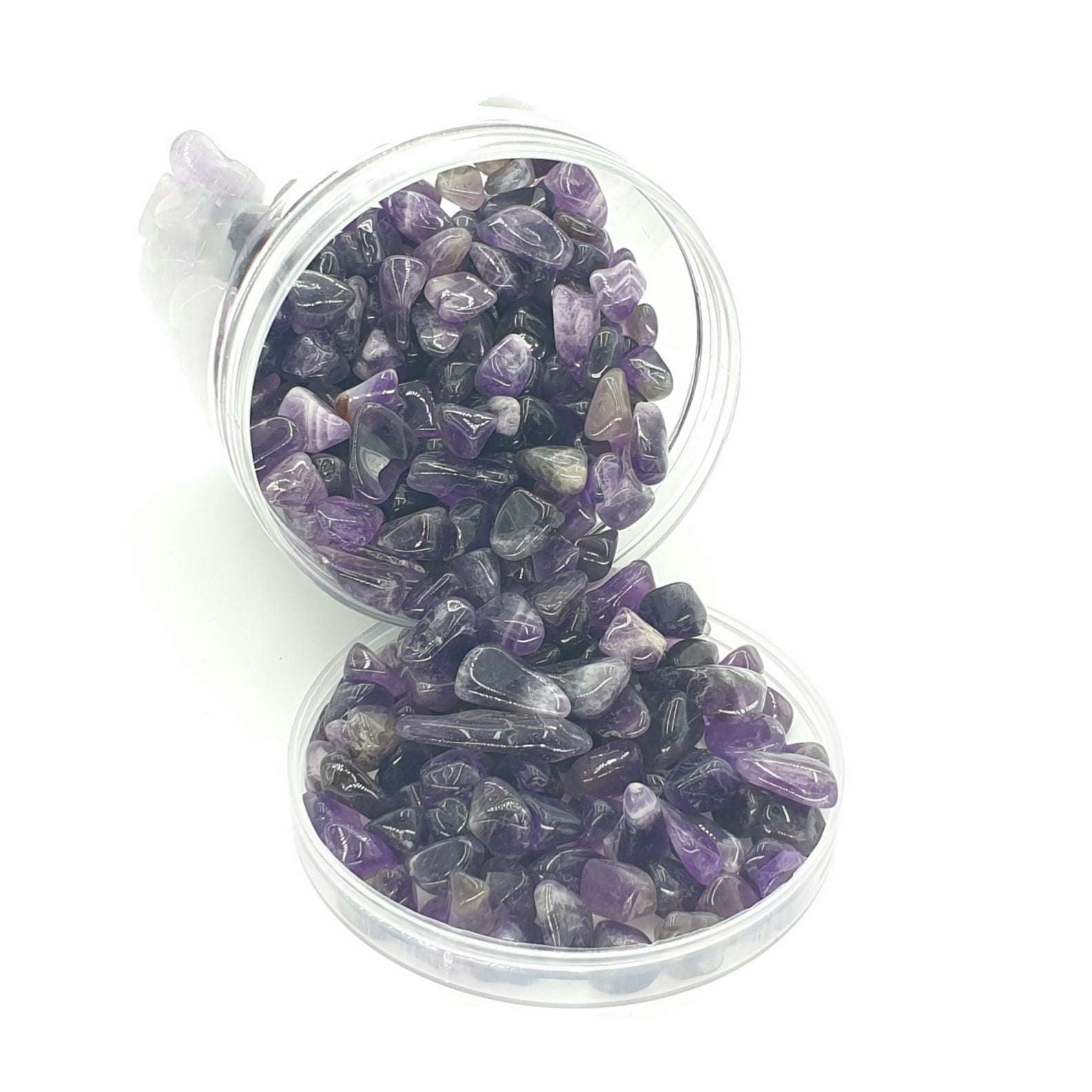 Mystische Eleganz - Amethyst Edelstein Cluster (8-12mm)