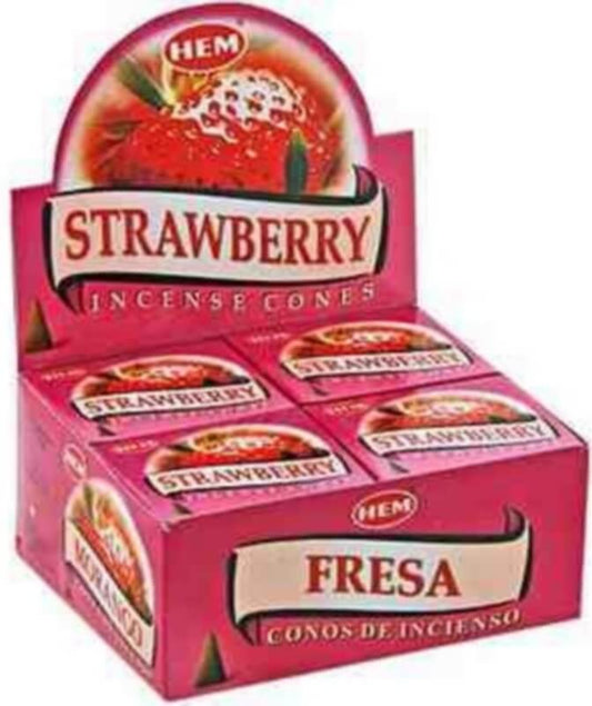 HEM Strawberry Kegel Räucherkegel - Süße Erdbeerfreude