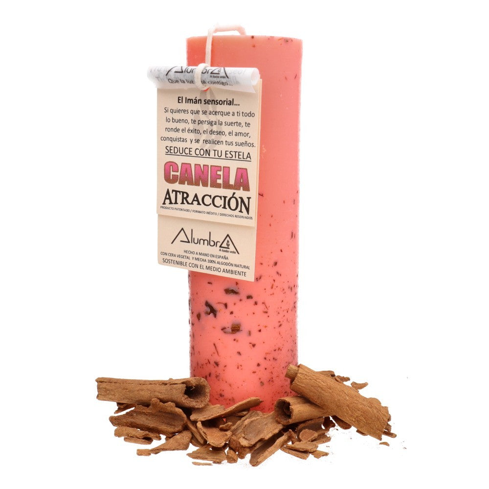 Handgemachte Zimt-Kerze – Anziehung & Magie