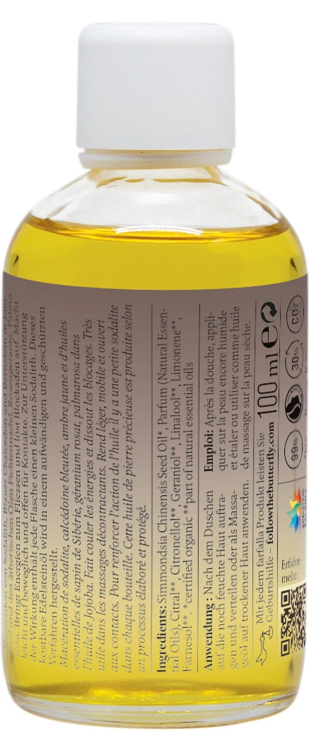 farfalla edelsteinoel in fluss kommen