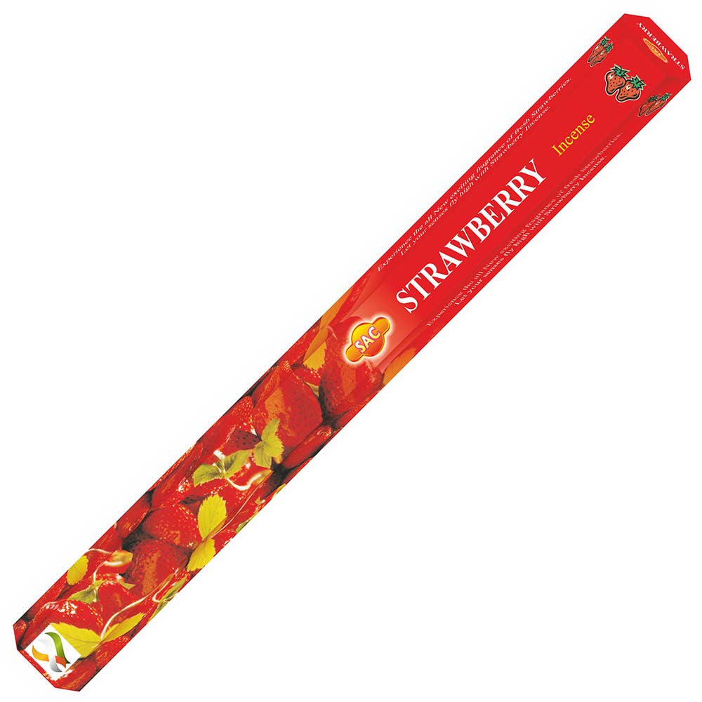SAC Erdbeer-Hexa Räucherstäbchen – Fruchtige Frische & Süße Verführung