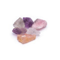 Klura Power Box Goldenes Dreieck mit Amethyst, Bergkristall und Rosenquarz