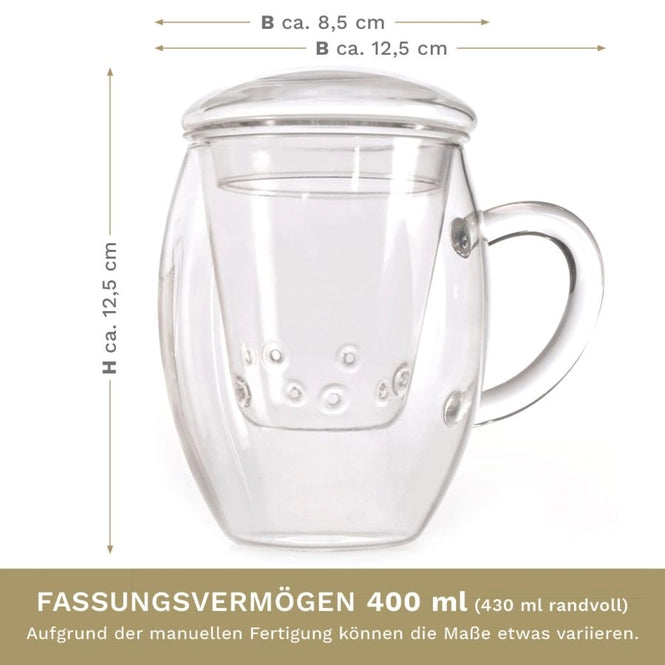 Creano Teeglas "all-in-one" - Genuss in Perfektion