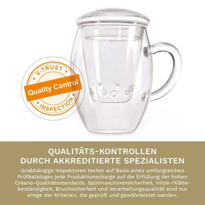 Creano Teeglas "all-in-one" - Genuss in Perfektion