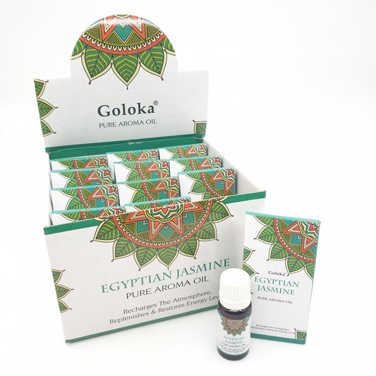 Goloka Pure Aroma Öl - Egyptian Jasmine - Für sinnliche Eleganz