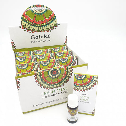 Goloka Pure Aroma Öl - Fresh Mint - Für belebende Frische
