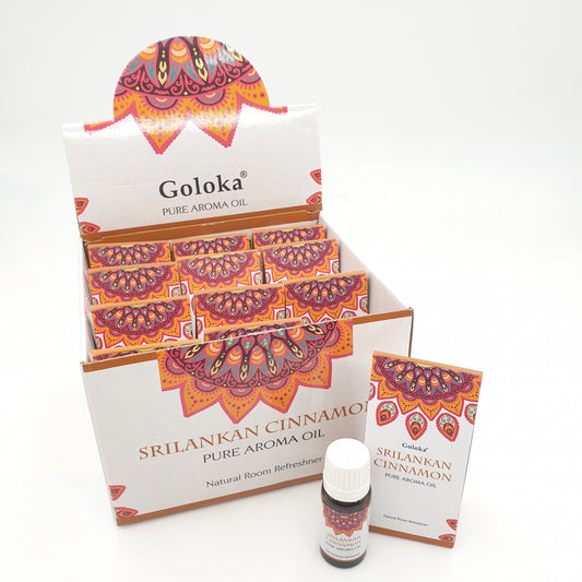 Goloka Pure Aroma Öl Srilankan Cinnamon - Die Wärme des Zimt in jeder Tropfen