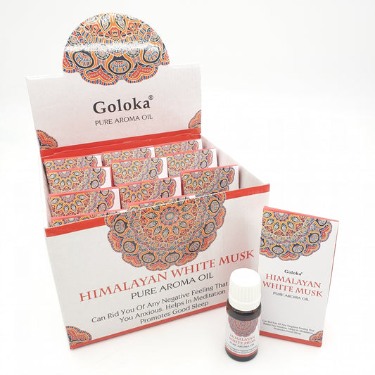 Goloka Pure Aroma Öl - Himalaya White Musk - Für sinnliche Harmonie
