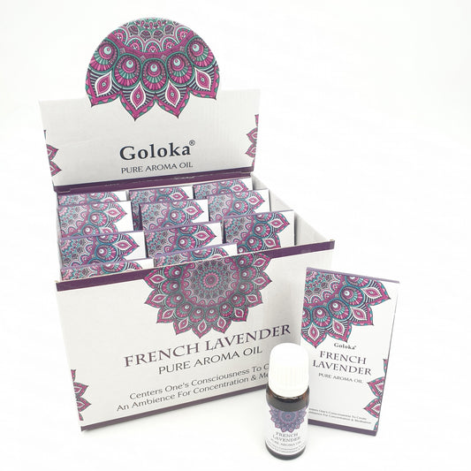 Goloka Pure Aroma Öl - French Lavender - Für Entspannung und Wohlbefinden