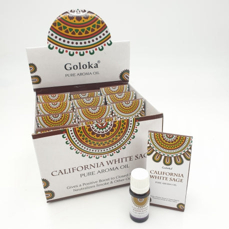 Goloka Pure Aroma Öl - California White Sage - Für energetische Reinigung