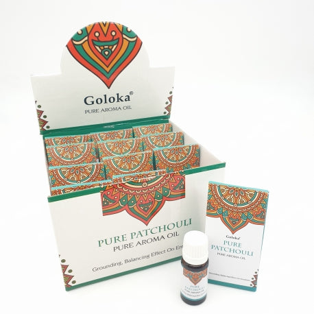 Goloka Pure Aroma Öl - Pure Patchouli - Für erdige Gelassenheit