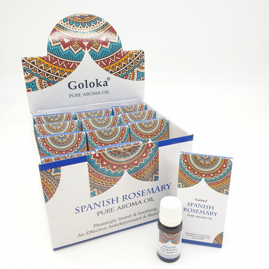 Goloka Pure Aroma Öl - Spanish Rosemary - Für erfrischende Klarheit