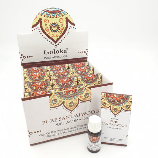 Goloka Pure Aroma Öl - Pure Sandalwood - Für spirituelle Erhabenheit