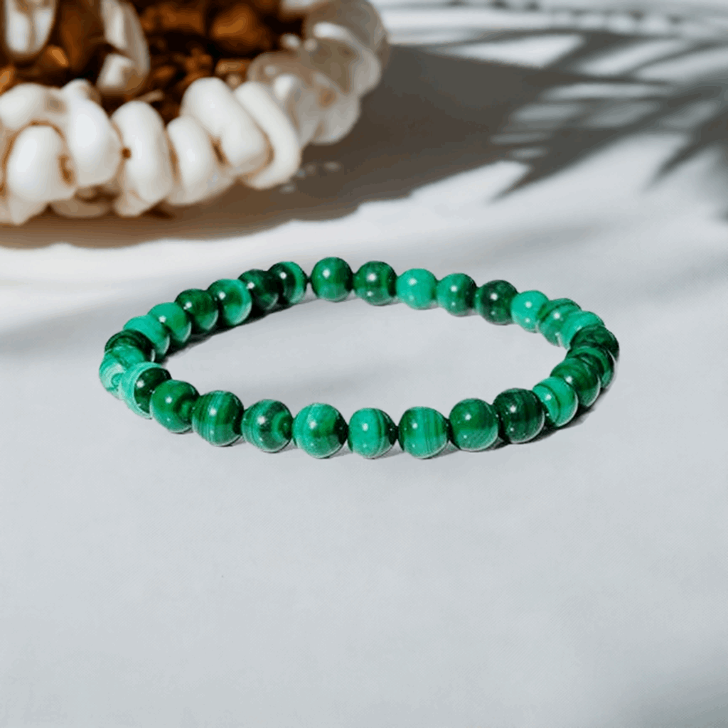 Echtes Malachit-Perlenarmband – Zeitlose Eleganz und natürliche Energie