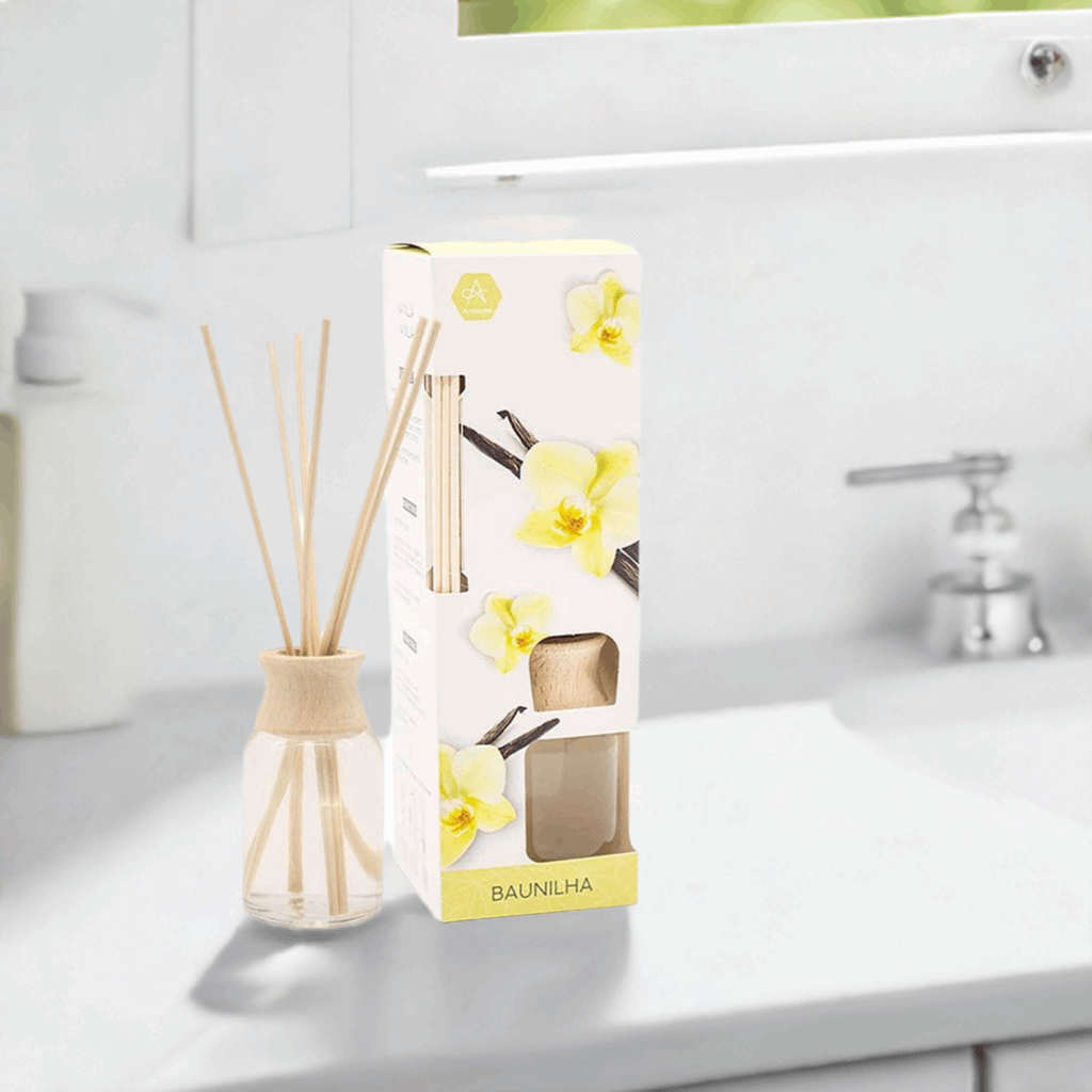 Vanille Diffusor mit Rattanstäbchen – 50 ml