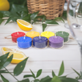 Gift set of 7 Chakra scented tea lights