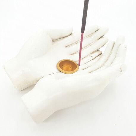 Räucherstäbchen- & Kegelhalter in Form offener Hände – Spirituelle Praktiken im Einklang