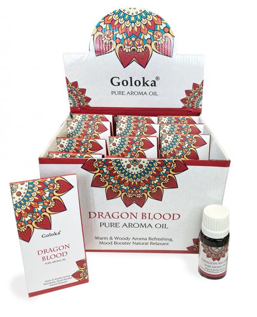 Goloka Pure Aroma Öl - Dragon Blood - Mystischer Duft für energetische Atmosphäre
