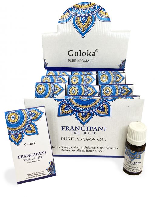 Goloka Pure Aroma Öl - Frangipani - Blumige Eleganz für sinnliche Atmosphäre