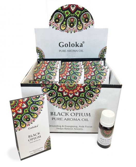 Goloka Pure Aroma Öl - Black Opium - Sinnlicher Duft für Entspannung und Atmosphäre