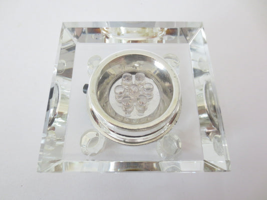 Crystal lighting base with adapter