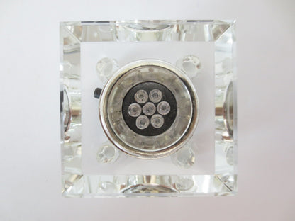 Beleuchtungsfuss aus Kristall mit Adapter