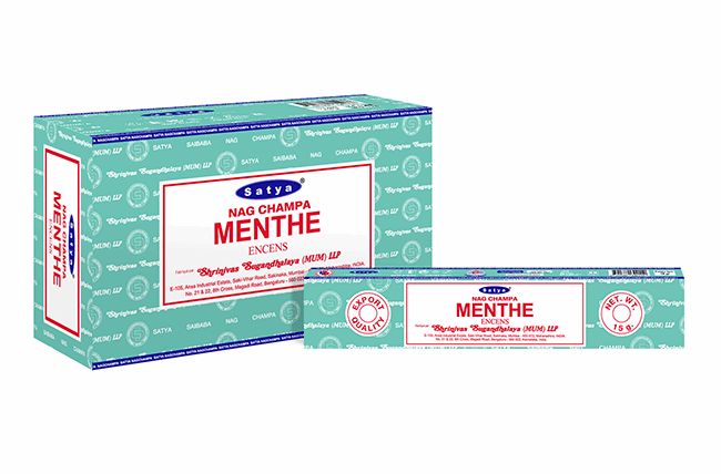 Satya Menthe Räucherstäbchen – Erfrischung, Klarheit & Belebung