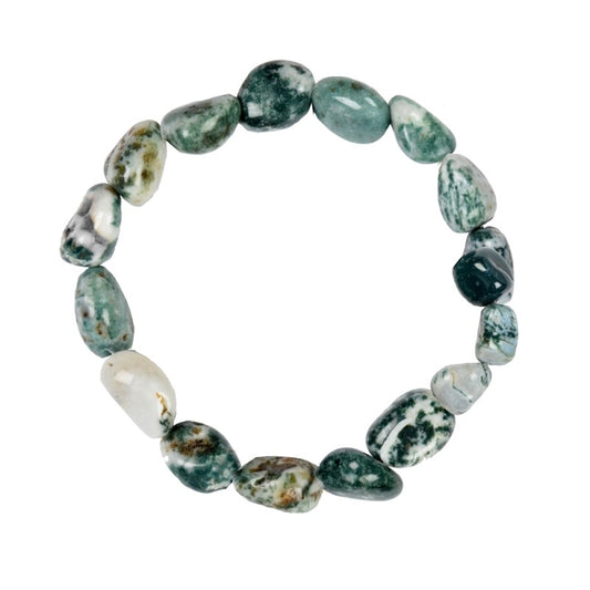 Bracelet tree agate 15 - 20mm nuggets (small)