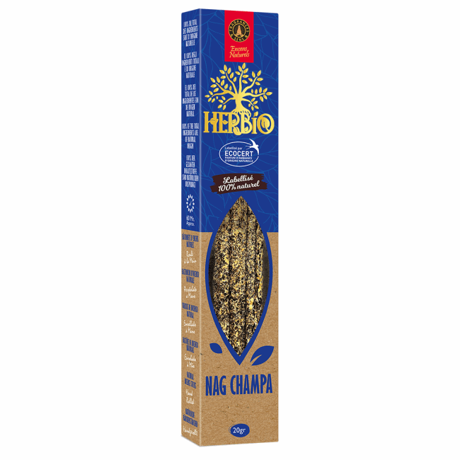 Herbio Ecocert Nag Champa Räucherstäbchen – Natürlich & Nachhaltig