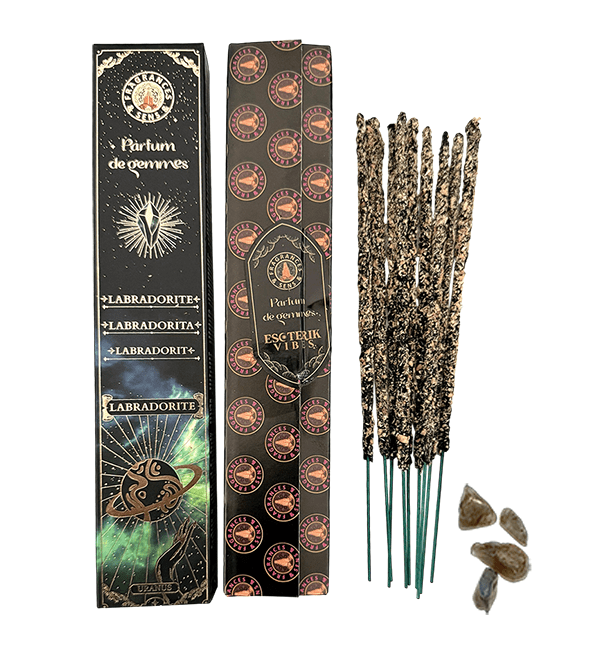 Fragrances & Sens Parfum de Gemmes Labradorit Räucherstäbchen