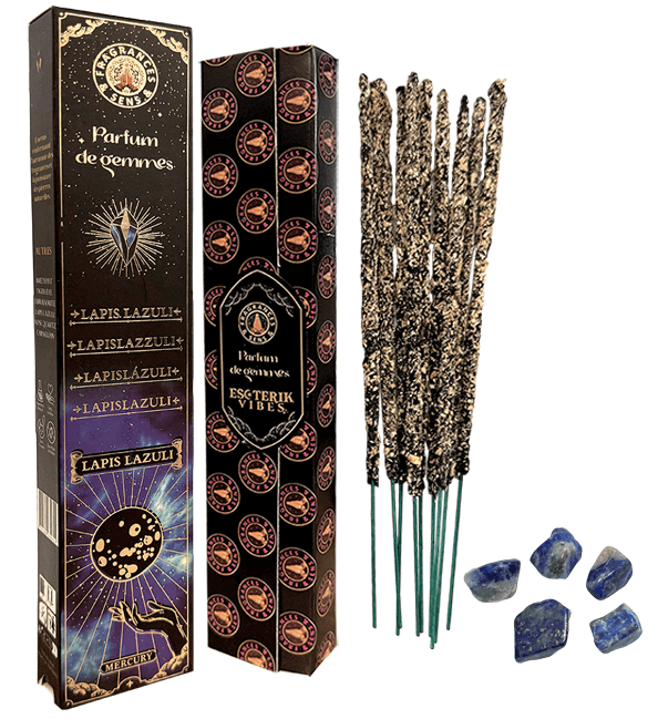 Fragrances & Sens Parfum de Gemmes Lapis Lazuli Räucherstäbchen