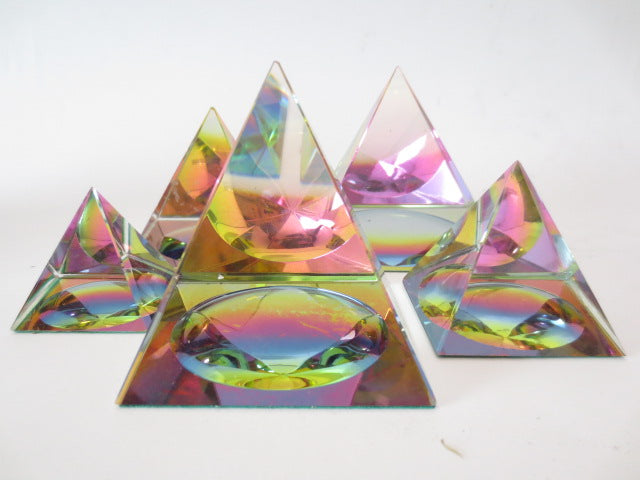 Tinted crystal prism