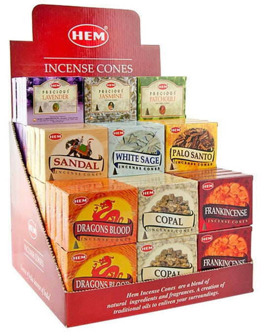 Savings offer HEM incense cones mix package with 9 x 10 cones