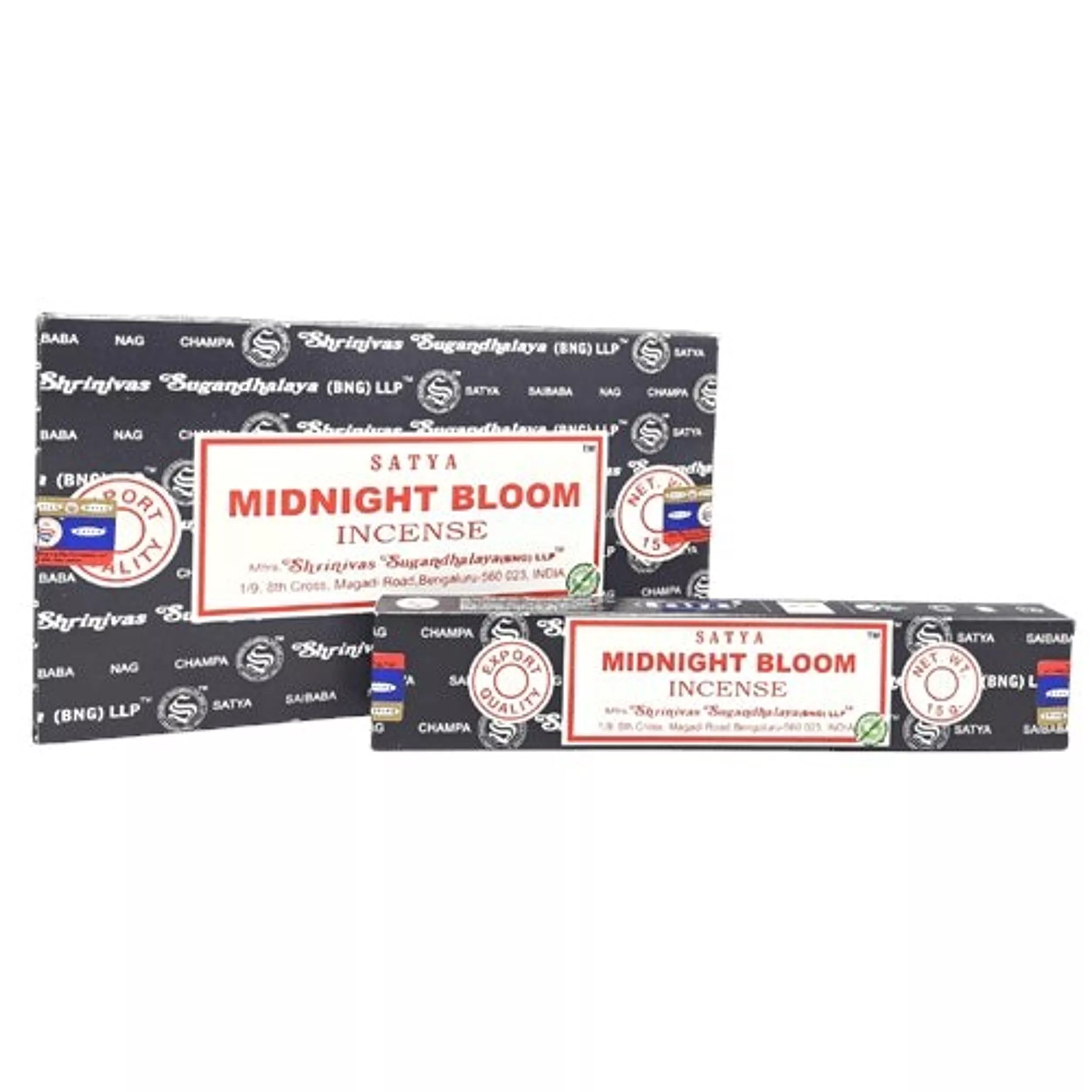 Satya Midnight Bloom Räucherstäbchen – Geheimnisvoll, blumig und beruhigend