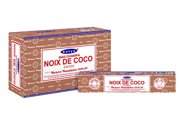 Satya Coconut Räucherstäbchen Einzelpackung und Big Pack