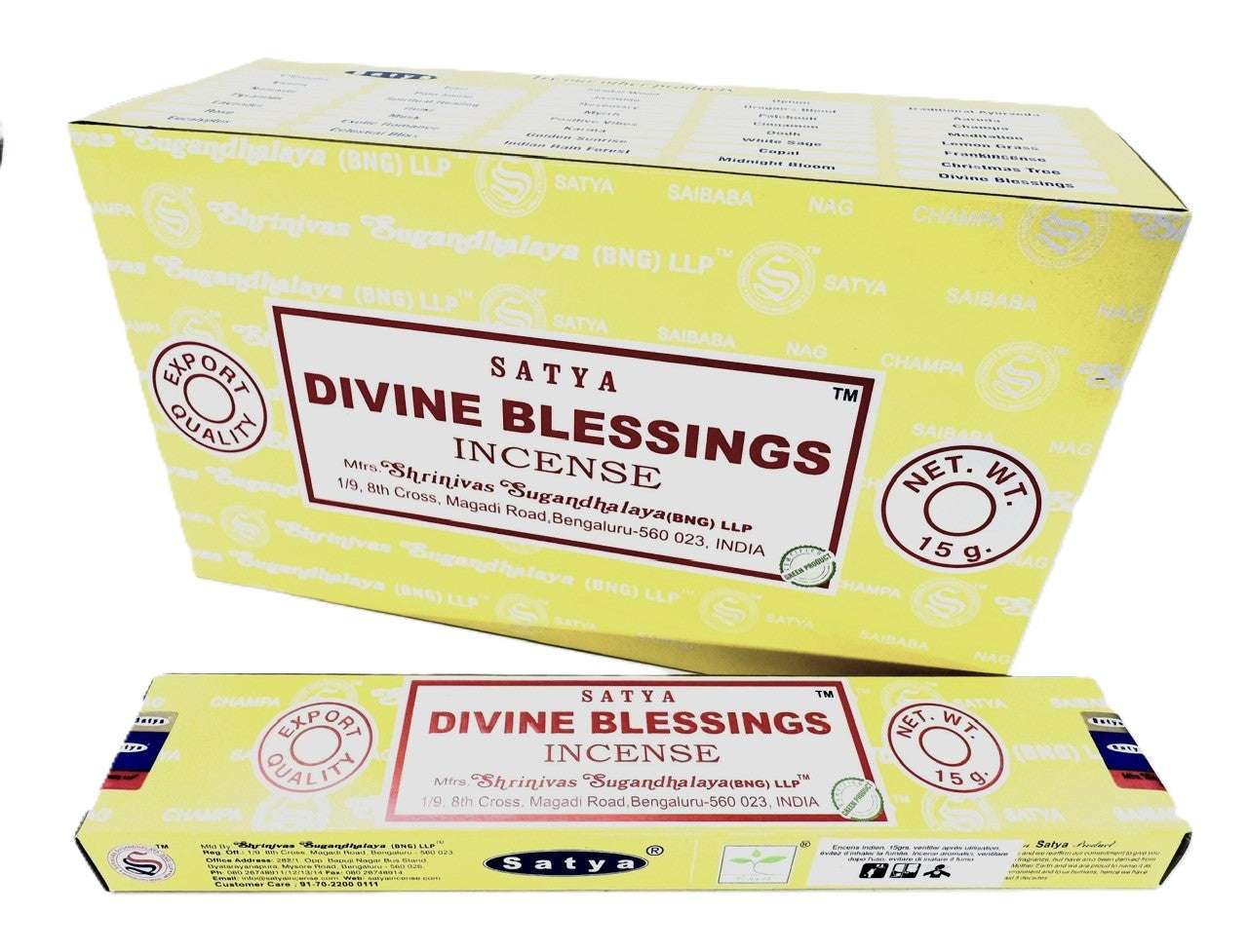 Satya Divine Blessings Räucherstäbchen – Segnungen, Frieden & Spirituelle Energie