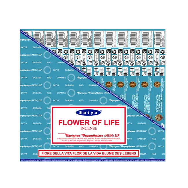 Satya Flower of Life Räucherstäbchen Big Pack Karton