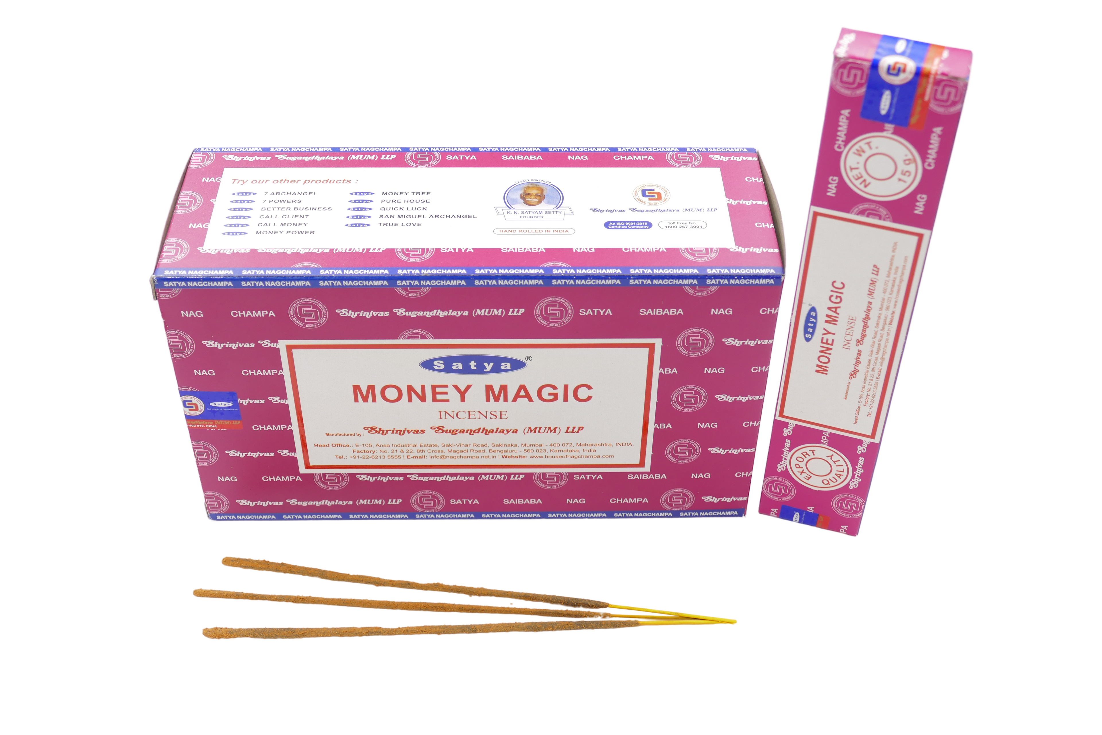 Satya Money Magic Räucherstäbchen – Wohlstand, Erfolg & Finanzielle Fülle