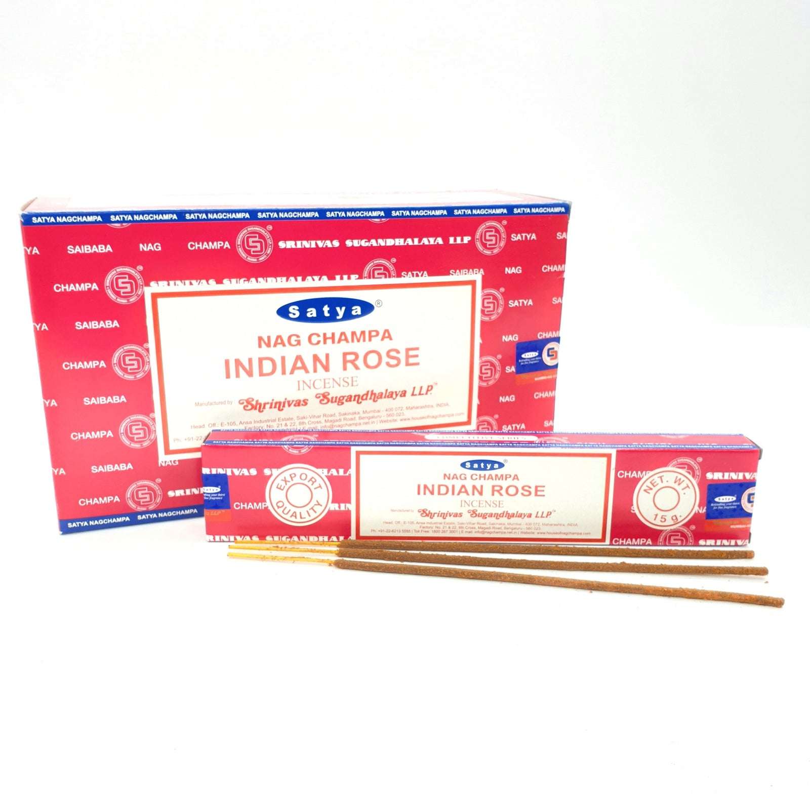 Satya Indian Rose Räucherstäbchen – Romantisch, Sanft & Beruhigend