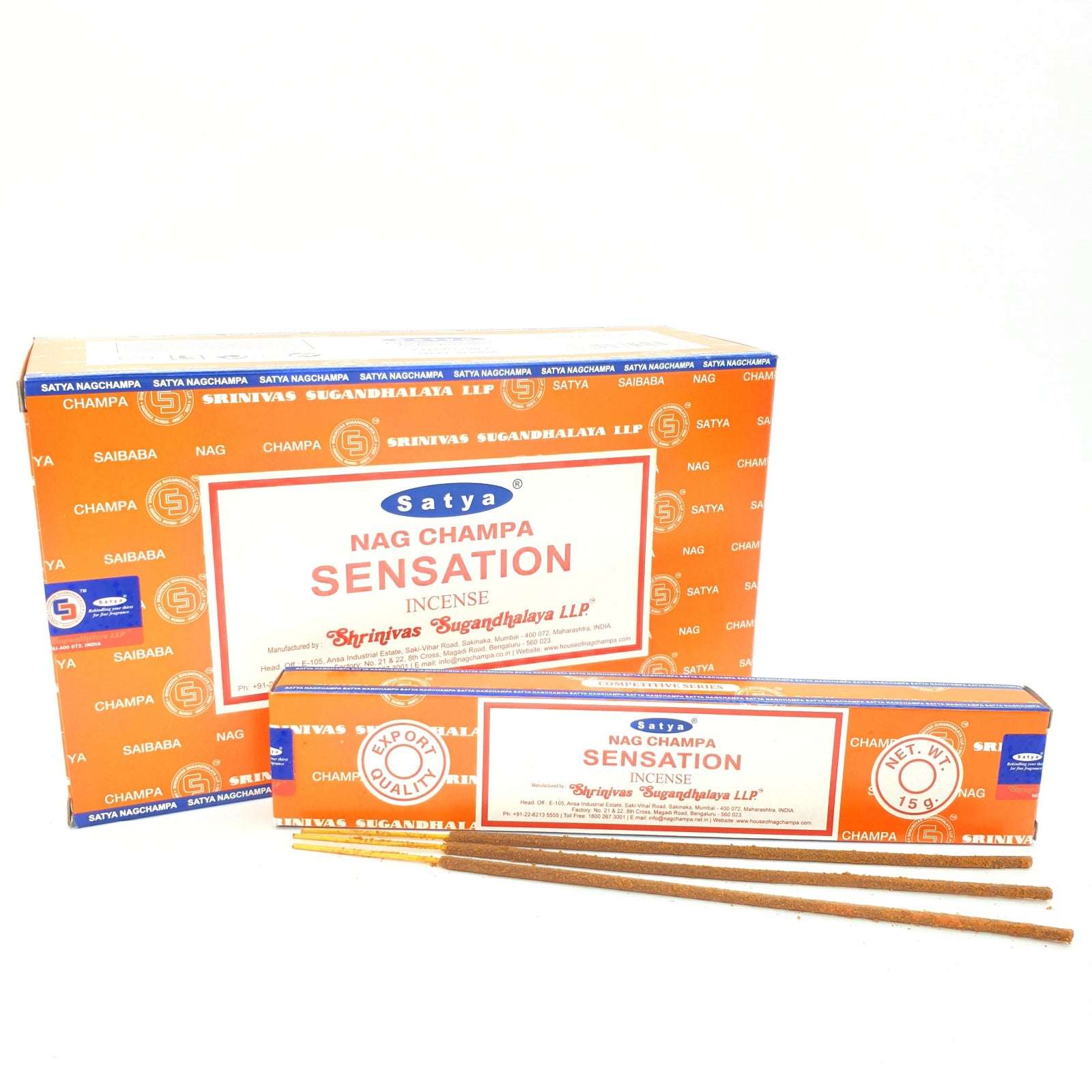 Satya Sensation Räucherstäbchen – Belebend, Sinnlich & Harmonisch