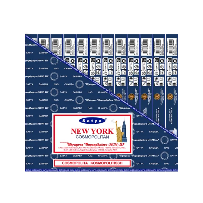 Satya New York Räucherstäbchen Big Pack Karton