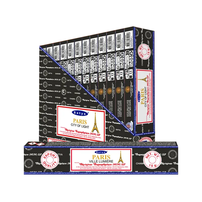 Satya Paris Räucherstäbchen Einzelpackung und Big Pack